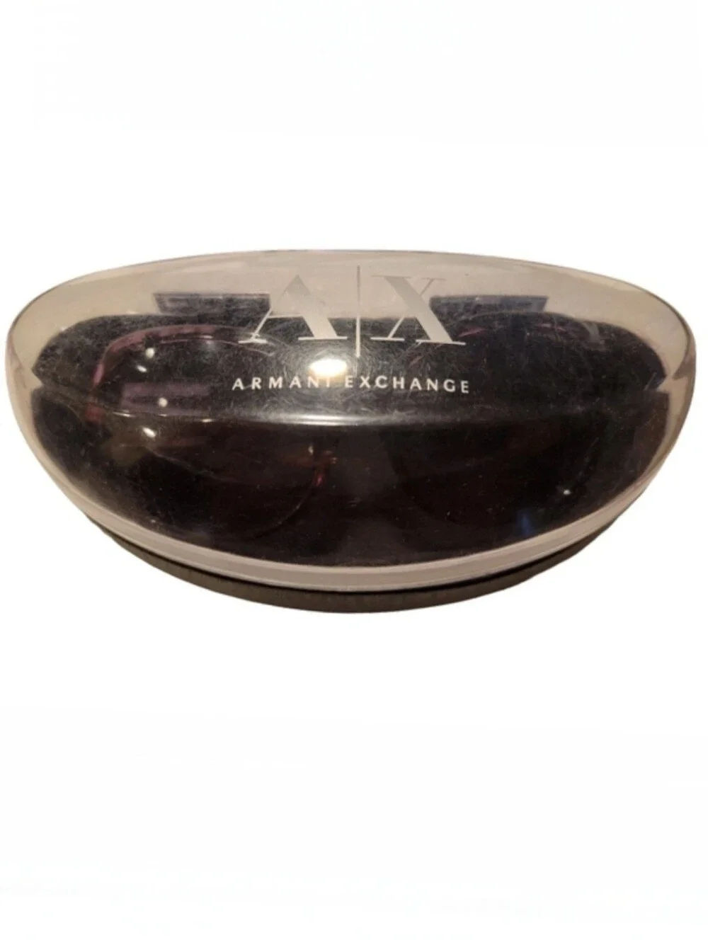 Y2K Armani Exchange A/X Oversize Square Sunglasses A/X 249/S Rose Pink Tortoise